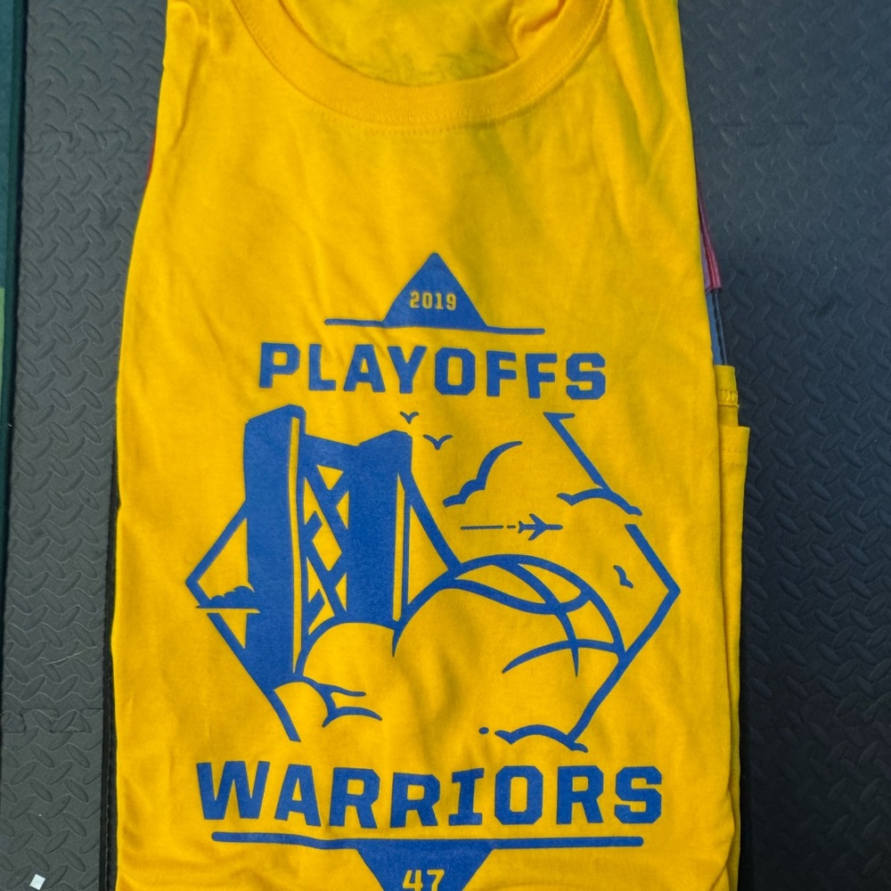 Warriors 2019 Playoffs Shirt - Yellow